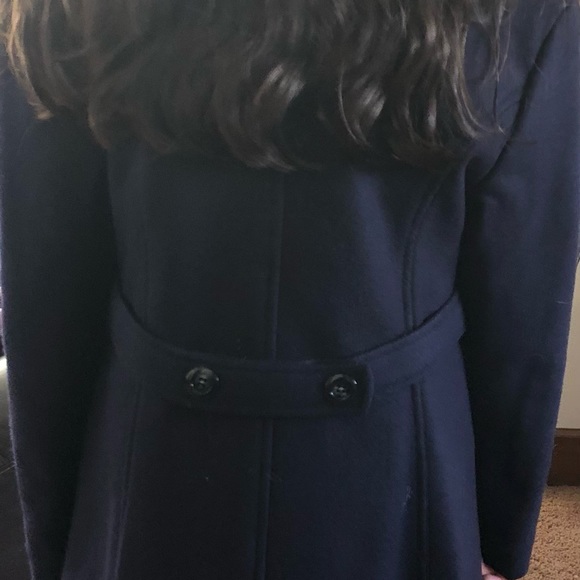Vintage Wool Blend Size 12 Girls Pea Coat - Picture 9 of 9